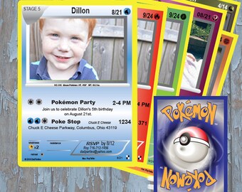 pokemon, pokemon invitation, pokemon birthday invitation, pokemon birthday, pokemon invitations, pokemon card invitation, pokemon cards
