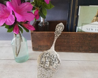 Sterling Silver Dutch Repousse Pie Server/ Cake Server/ Pastry Server/ Sterling Silver Dessert Server/ Repousse/ Ornate Pie Server/ Wedding