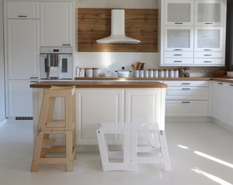 Learning tower , table and chair in one
