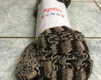 Katia Funny skein of yarn for ruffled scarf