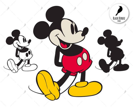 Download Retro Mickey Mouse svg Mickey Mouse clipart Mickey svg
