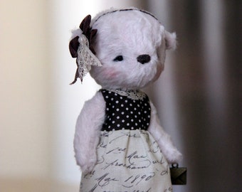 Artist teddy bear Jane - OOAK teddy bear - Stuffed toys - Handmade teddy bear - Gift ideas - Easter gift - Nursery dercor - Baby shower