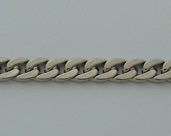 20cm chain twist ties 17 x 24 x 5, 5mm Platinum - Ref: CA 135