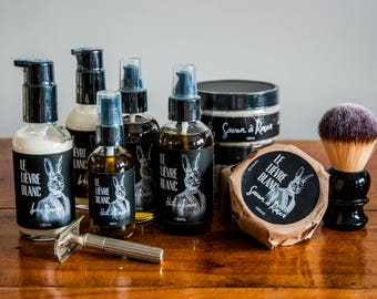 Complete Shaving Kit - Shaving Oil, Shaving Soap and Aftershave Cream - Complete Sensory Experience - Great Men Gift idea - Father's Day