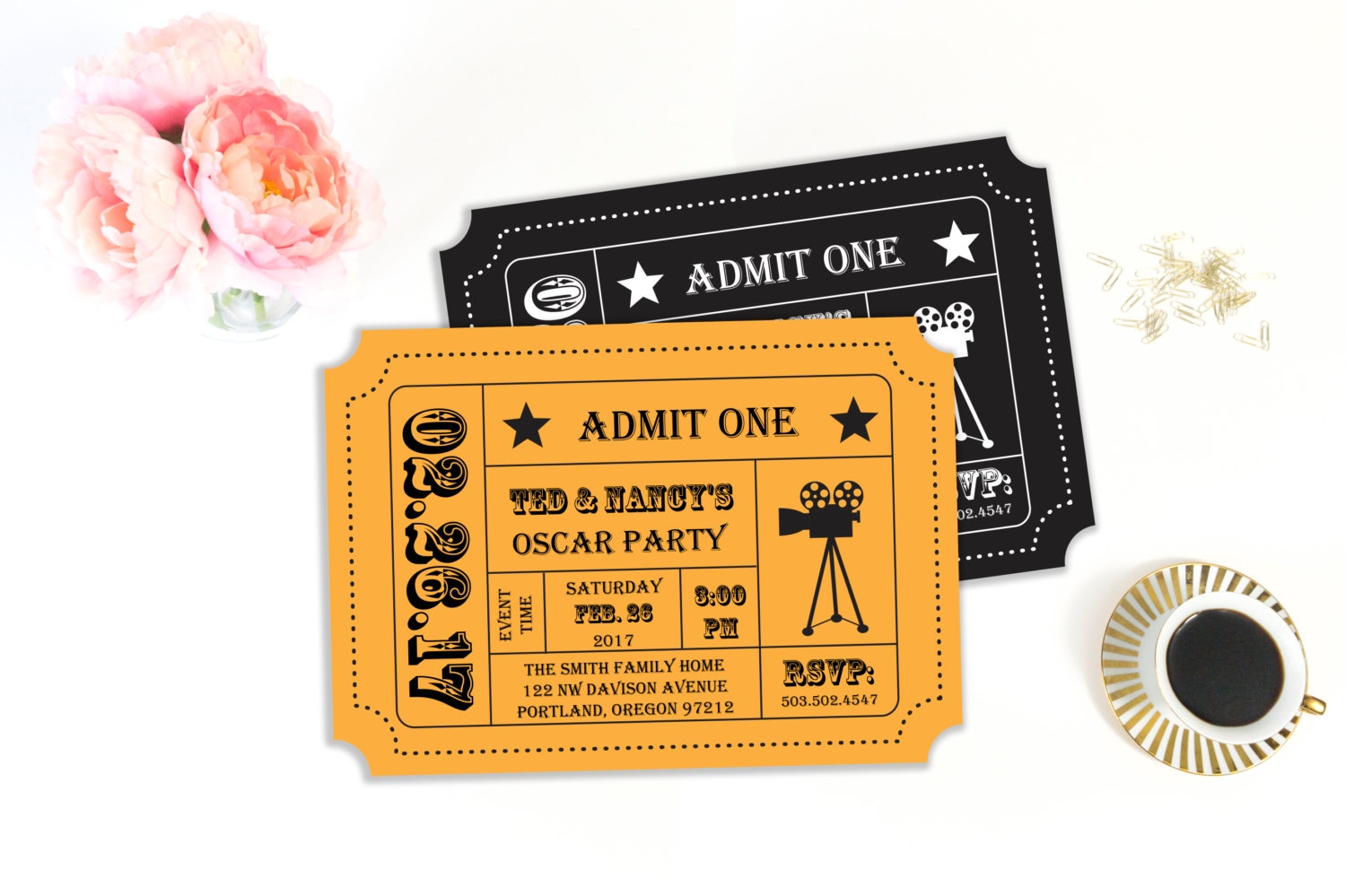 oscar invitation