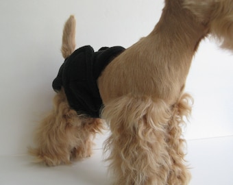 POOCHIE PANTZ black female dog diaper, custom made, all sizes