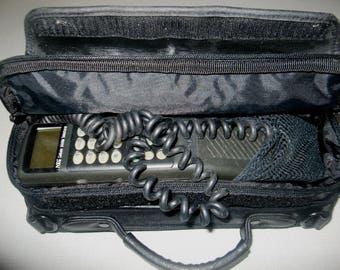 Vintage NEC M3801 Mobil phone with case, manuals and accessories (see photos)