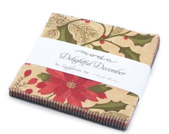 MODA Delightful December Charm Pack by Sandy Gervais