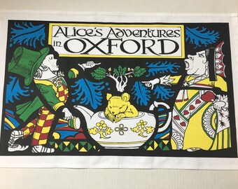 Alice's Adventures Tea Towel