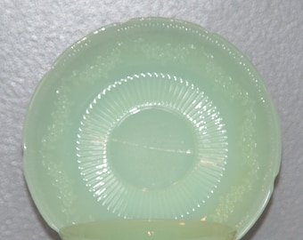 Vintage Fire King Jadeite Alice Replacement Saucer