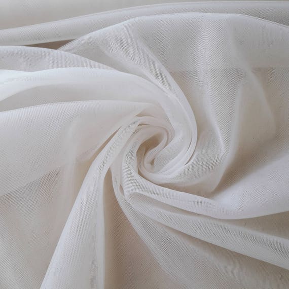 IVORY Color Soft silk like tulle fabric silk like tulle 2.41