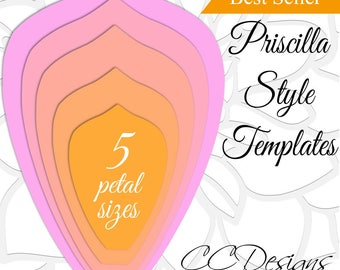 Giant Paper Flowers, Giant Paper Flower Templates & Instructions, Printable Flower Templates, Flower Wall