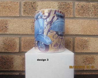 Personalised Ceramic Scooter / Vespa / Lambretta Mugs