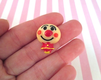 Red Resin Clown Cabochons #1039