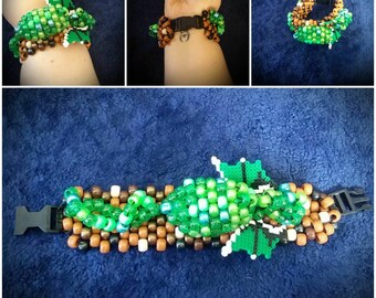 3D Dragon Kandi Cuff