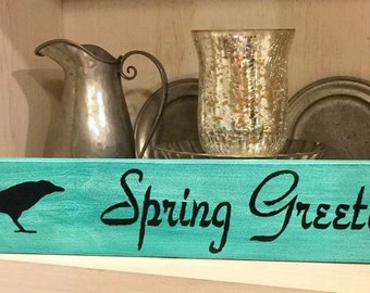 Primitive Spring Sign