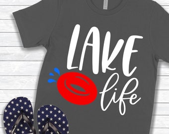 Lake Svg, Lake Life, Tubing, Summer, DXF, PNG, SVG, files for, Silhouette, Cricut, Cut files, Iron on tranfser, Vacation Svg, Sublimation