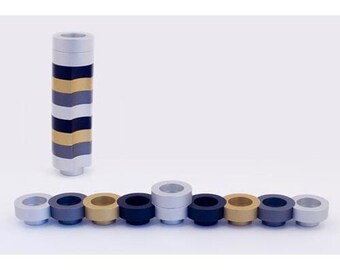 Travel Hanukkah Menorah: Round