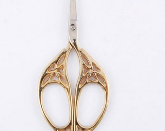 Gold Antique Vintage Style Scissors - PJ119