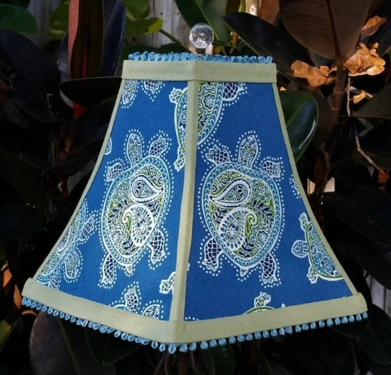 Turquoise Lampshade Tommy Bahamas Tranquil Turtles Square