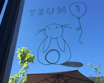 Windowdrawing Bunny / Birthday