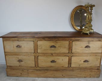 Factory Sideboard (6) Drawer Unit
