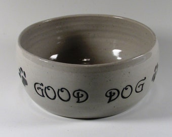 Ceramic Dog Bowl - Dog Food Bowl - Dog Water Bowl - Ceramic Pet Feeder - Stoneware Dog Bowl- Pottery Dog Bowl- Dog Bowl -Dog Dish- Novelty