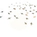 4x5mm Gold Starburst, Star Nail Art Decals