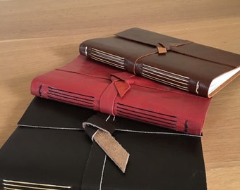 Handmade leather journal / sketchbook / notebook