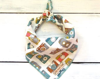 SAY CHEESE Camera Dog Bandana