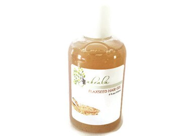 Flaxseed Hair Gel Marshmallow Root Natural - Vegan Flax Seed Amla Brahmi - Curly Hair Care Product Detangler Under 25 Under 10