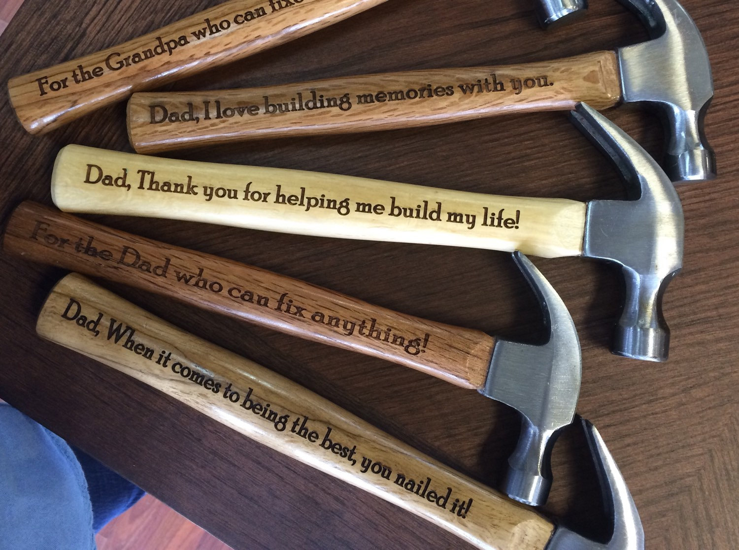 Engraved Hammer Personalized Hammer Gift for Dad Custom