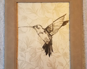 Hummingbird Art Print and Frame