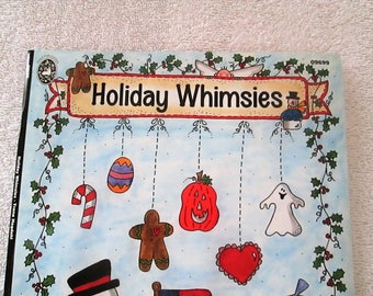 Pattern Book, Holiday Whimsies by Trena Hegdahl, 51 pages, new