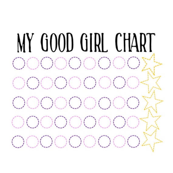 reward chart for girls