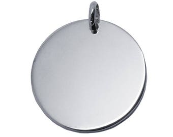 Large 27 mm sterling silver medal