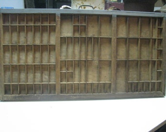 Vintage Printer Drawer,Letterpress Tray. 356