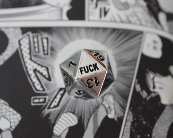 D20 Critical Failure 25mm Silver
