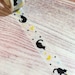 Cat and Moon Washi Tape - White