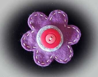 Happy Garden Felt Pin