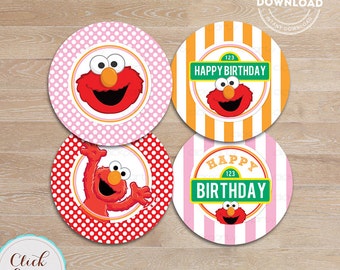Elmo cupcake topper | Etsy