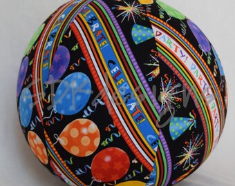 Balloon Ball TOY - Party Celebrate Fabric - Great Birthday Gift, Favor, or decoration