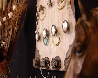 Wall Jewelry Organizer The Equestrian Dangleboard the NEW jewelry board - FREE SHIPPING