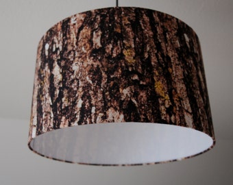 Lampshade "tree bark" (tree bark)