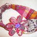 Little Girl Headband Embellished with Flower, Toddler, Flower Hair Accessory