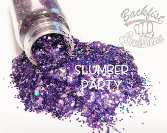 SLUMBER PARTY || Opaque Chunky Glitter Mix, Solvent Resistant