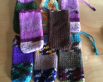 Small Crochet Phone Pouch
