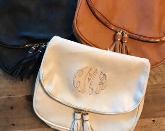 Monogram Purse - Monogrammed Crossbody Bag, Personalized Cross Body Handbag