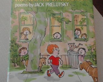 The New Kid on the Block poetry Jack Prelutsky first edition