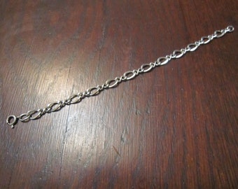 Sterling Charm Bracelet with Single Links